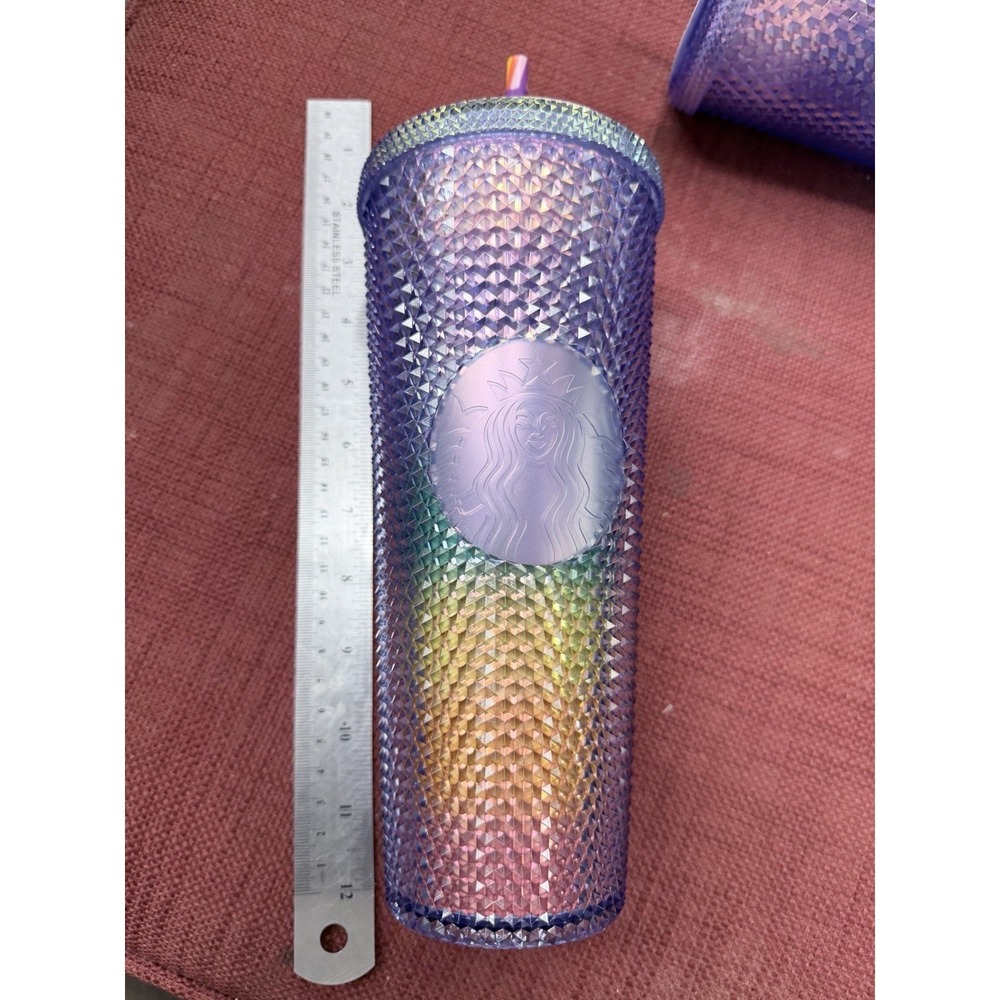 NEW‎ Starbucks Tumbler Sofie Birkin Rainbow Pride Studded Bling Venti Summer '24
